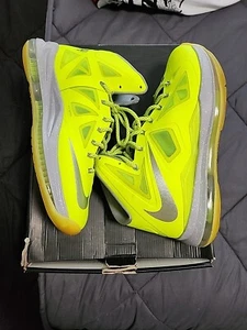 Size 10.5 - Nike LeBron 10 Volt 2013 - Picture 1 of 11