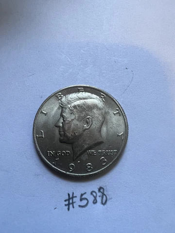 1983 P Bu Kennedy Half Dollar #588 Cover