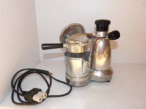 Vintage Italian VESUVIANA Electric Stovetop Espresso Coffee Maker Made in Italy