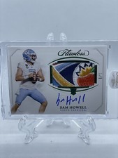 Sam Howell 2022 Collegiate Flawless Emerald Rookie Patch Autograph #’d 1/5