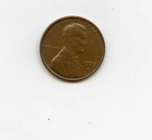 1973 D United States Penny---LAMINTATION ISSUE-------Fehlermünze W - Bild 1 von 3
