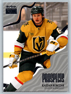 Kaeden Korczak 2022 Skybox Metal Universe Premium Prospects RC #PP-43 Las Vegas