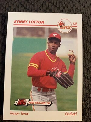 1991 KENNY LOFTON IMPEL BASEBALL ROOKIE CARD #614 ASTROS INDIANS BRAVES GEM Rare - Image 1 of 3