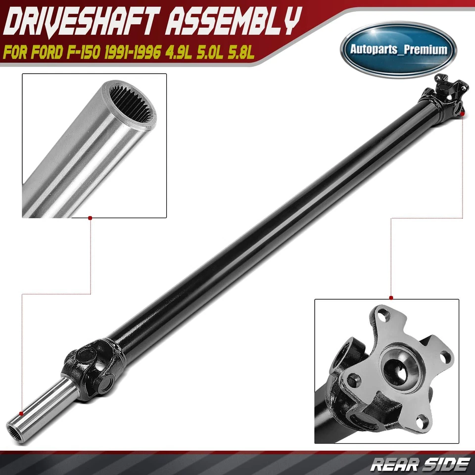 Conjunto de eje de transmisión trasero 57,33" para Ford F-150 91-96 4x4 E4OD transmisión automática Foto 1 de 4