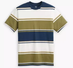 AUTHENTIC LEVI'S ESSENTIAL HARRISON STRIPE T SHIRT A33280077 - Picture 1 of 3