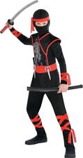 Amscan Boys Shadow Ninja Costume - Medium (8-10) Black -  Suit Yourself Co