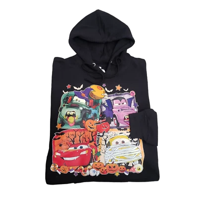 Pixar Cars Halloween Kürbis Kostüm Kapuzenpullover schwarz Größe 2XL - Bild 1 von 4