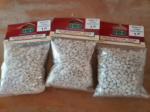 3 pkgs LEMAX - DECORATIVE STONE 84207 SILVER 8 OUNCE PACKAGES NEW - Picture 1 of 2