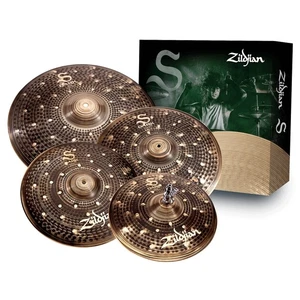 Zildjian S Famliy Dark Cymbal Pack 14” Hihats 16” and 18” Crash, 20” Ride - Picture 1 of 1