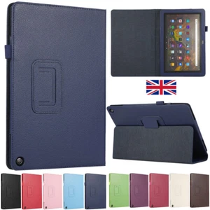 For Amazon Kindle Fire HD 8 Plus 2024 12th Gen 8" Flip Leather Case Stand Cover - Picture 1 of 53