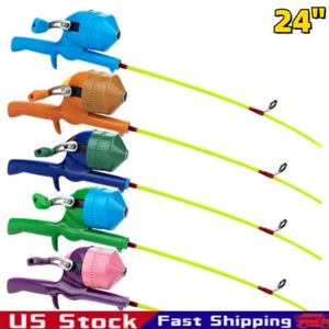 THKFISH 24" Kids Fishing Rod Toddler Fishing Pole for Boys and Girls Age 3-8 US - Picture 1 of 15
