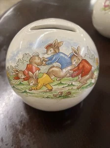 bunnykins bank by royal doulton preowned - Picture 1 of 8