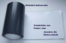 Walzblei-Streifen Bleifolie selbstklebend von 1,0 bis 100,0 cm x 1mm Modellbau