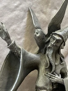 Perth Pewter 1978 James Lane Casey Merlin The Wizard 6” - Picture 1 of 7