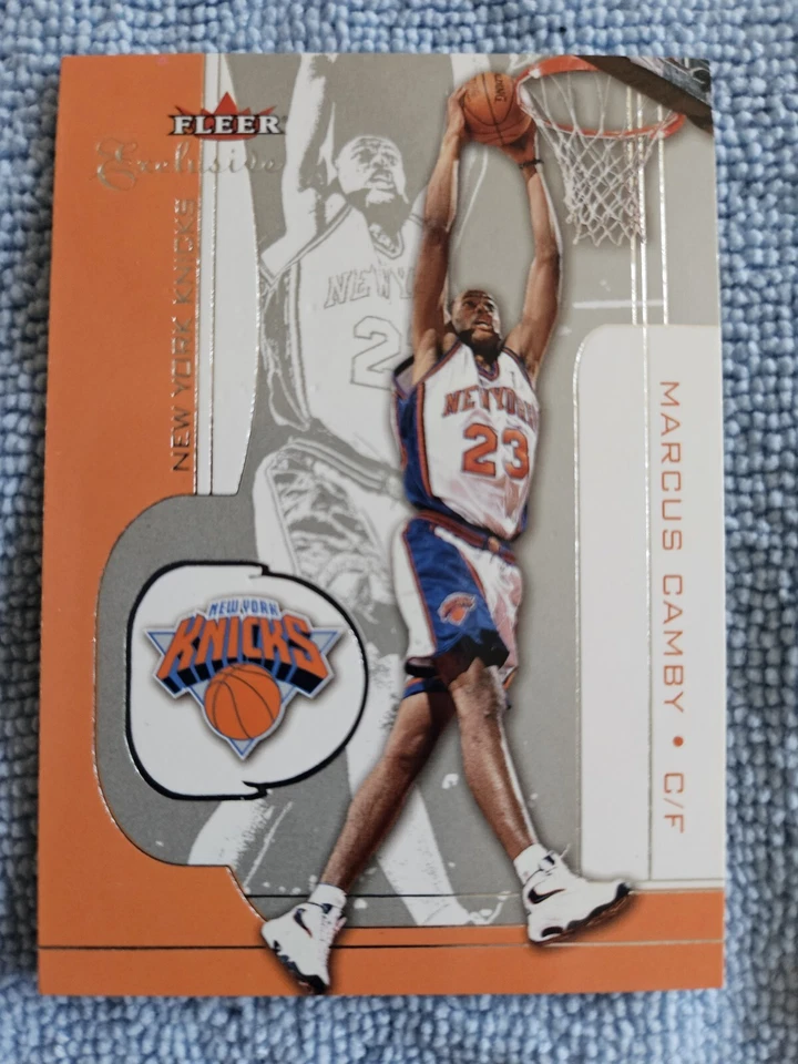 2001-02 Fleer Exclusive Basketball #10 Marcus Camby - Image 1 of 2
