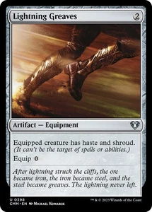 Lightning Greaves U Commander Masters 398 NM MTG #B3 - Picture 1 of 1