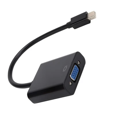 Mini DP To VGA Adapter Male To Female Display Port Signal Source Receiving Conv☚ - Bild 1 von 4