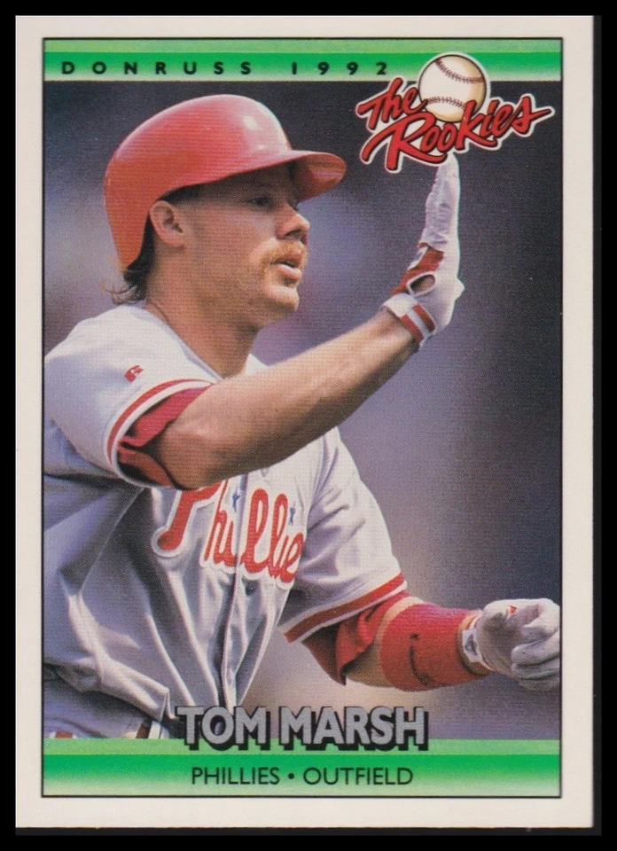 1992 Donruss The Rookies #66 Tom Marsh - Image 1 of 2
