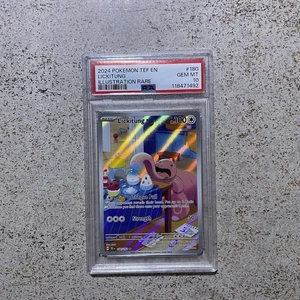 Tarjeta Pokémon rara ilustración fuerzas temporales Lickitung 180/162 PSA 10 GEMA COMO NUEVA - Imagen 1 de 2
