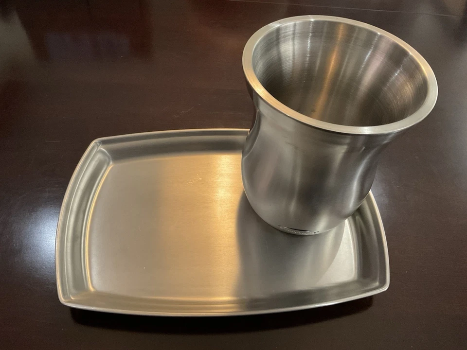 Juego de servir Calphalon 2 piezas de acero inoxidable - Ver fotos - Muy pesado y de calidad Foto 1 de 4