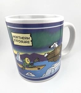 Alaska Jack's Coffee Mug"Northern Exposure"Oversized Cup,Funny,Comic,Man,Shark - Picture 1 of 8