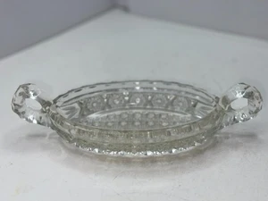 Vintage Imperial Glass Bowl NuCut, Cut Crystal Oval Candy/Nut/Relish Dish - Picture 1 of 6