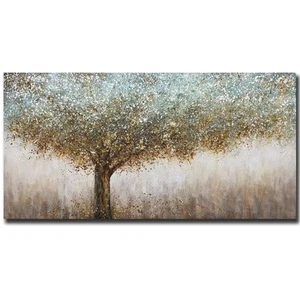 Art 30x60 inch Abstract Canvas Art 100% Hand-Painted Oil Painting Wall Art Pi... - Picture 1 of 7