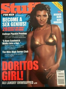 ALI LANDRY - STUFF Magazine - October 2000 - DORITOS GIRL - Jessica Alba - Picture 1 of 2