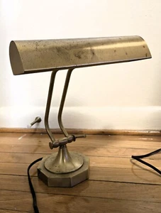 House Of Troy antique weathered brass 14" Grand Piano Lamp - Picture 1 of 4