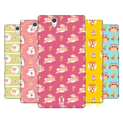 FUNDA TRASERA Y PAPEL TAPIZ HEAD CASE DESIGNS CUTIE ANIMALES PATRONES PARA TELÉFONOS SONY 3 Foto 1 de 4
