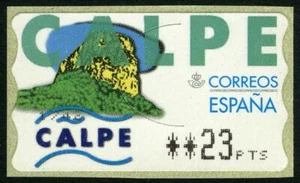 ► ☆ ☆ ATM EPELSA CALPE 23 Pts ☆ 4-Ziffern, Gerät Nr-1742 • PEÑÓN DE IFACH ☆ 电子邮票 - Bild 1 von 1