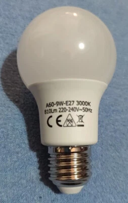 6Pack 9W LED Bulb B22 Bayonet E27 Screw GLS Lamp Light Bulbs Daylight Warm White - Image 1 of 3