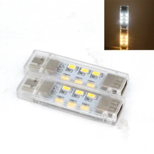 DC 5V LED USB Night Light Male to Female Interface 12LEDs Mini Lamp Book - Picture 1 of 13