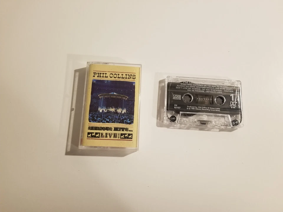 Phil Collins - Serious Hits... Live - Cassette Tape  - Image 1 of 1