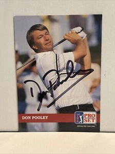 G61 Don Pooley #192 Pro Set PGA Golf Tour Autographed Signed Auto Card - Picture 1 of 5