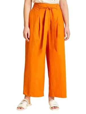 🌟MARINA RINALDI хлопок брюки плюс размер MR 31- США 22W, IT60, DE 52, GB26 - Изображение 1 из 4