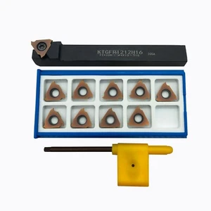 KTGFR1212H16 holder + Triangular grooving TGF32R 100 1.0mm CNC Shallow Grooving - Picture 1 of 7