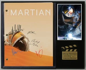 The Martian Reproduction Signed Movie Script Wood Plaque Display  - Picture 1 of 8