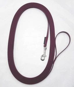 Biothane® Fährtenleine bordeaux genäht Schleppleine Suchleine Hundeleine  2-30m - Bild 1 von 2