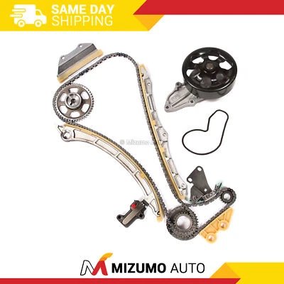 Timing Chain Kit Water Pump Fit 02-06 Honda CR-V 2.4L DOHC K24A1 - Image 1 of 4