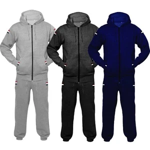 Junior Fleece Tracksuit Set Kids Hoodie & Bottom Top Joggers Jogging Set Age5-13 - Picture 1 of 8