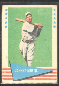1961 Fleer Baseball Greats POOR (Crease) Johnny Mostil #64 - Picture 1 of 2