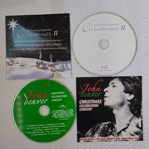 Holiday Music 2 CDs A Country Music Superstar Christmas II John Denver ohne Hüllen - Bild 1 von 13