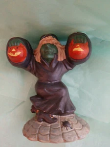 CANDELABRO HALLOWEEN..BRUJA Y CALABAZAS - Imagen 1 de 5
