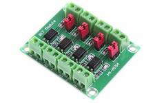  PC817 4-Channel Optocoupler Isolation Board Voltage Converter Adapter Module 