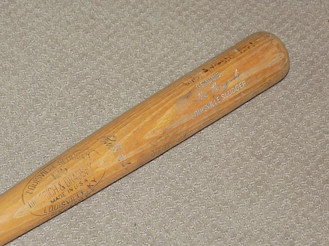 Ted Kluszewski H&B Game Used Bat Reds 1961 Los Angeles Angels PSA GU 9 Cover