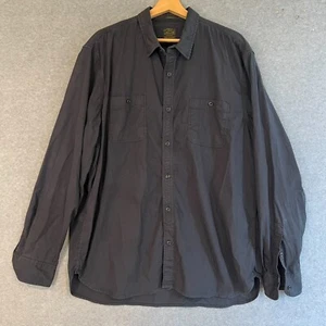 Lucky Brand Shirt Men XL Black Button Up Western Rodeo Cowboy - Picture 1 of 10