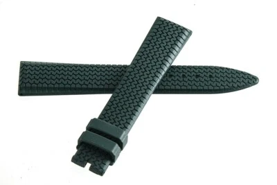 Chopard 19mm x 16mm Green Rubber Silicone Women's Watch Band Strap - image 1 of 3
