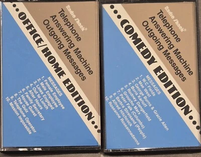 Telephone Answering Machine: Outgoing message cassettes (Comedy+Office Edition) - Image 1 of 4