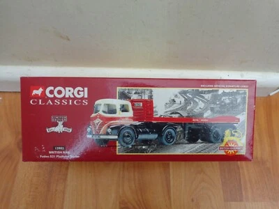 1/50 CORGI CLASSICS BRITISH RAIL FODEN S21 PLATFORM TRAILER TRUCK 13903 - Image 1 of 2